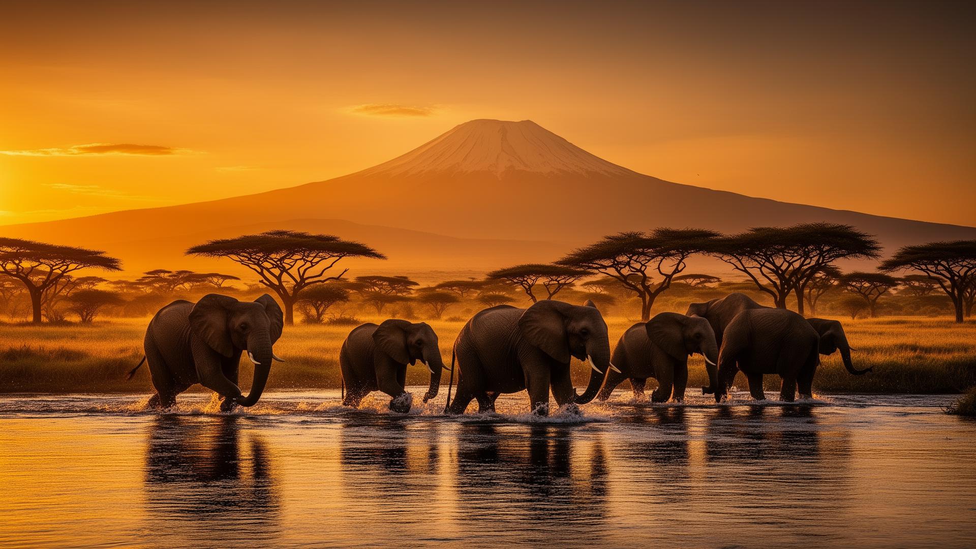 Serengeti plains. Masai Mara herds. Zanzibar shallows.